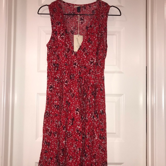 Universal Thread Floral Wrap Dress - Picture 3 of 4